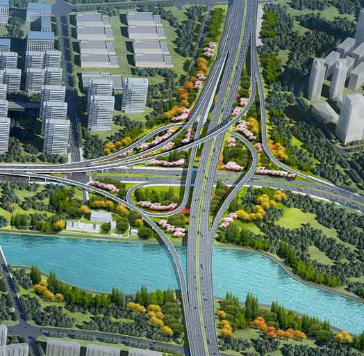 青岛跨海大桥高架路二期工程